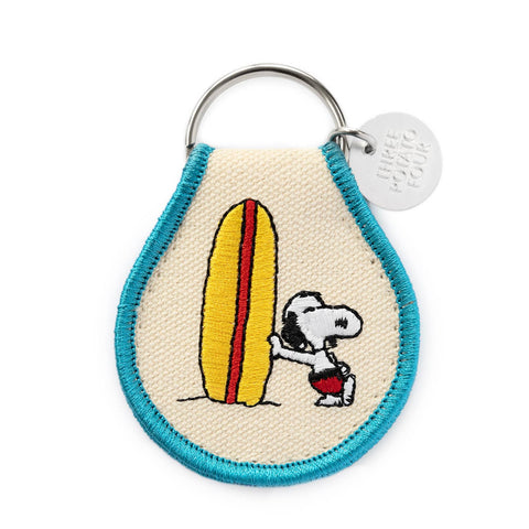 3P4 x Peanuts® - Snoopy Surf Patch Keychain