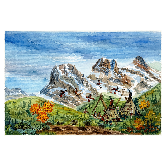 Spirit Three Sisters Magnet