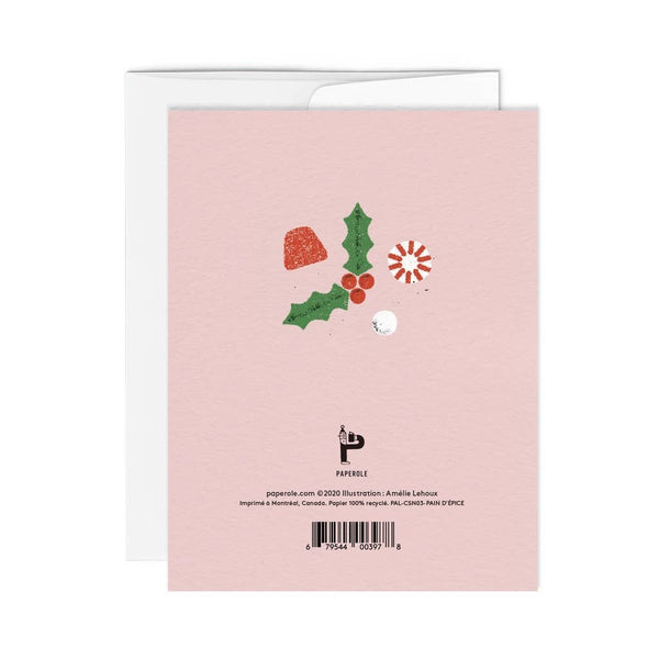 GINGERBREAD COOKIE — Greeting Card