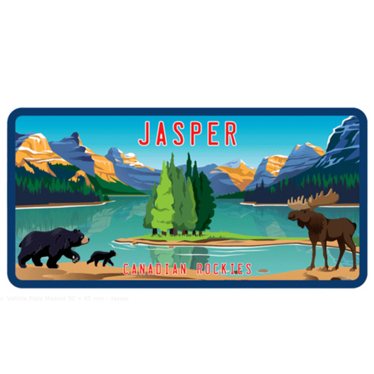 Vehicle Plate Magnet 90 × 45 mm - Jasper