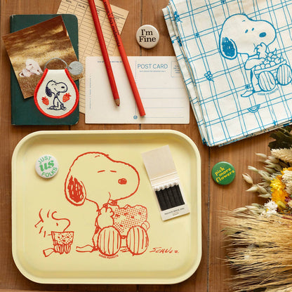 3P4 x Peanuts® - Snoopy & Woodstock Watermelon Medium Tray