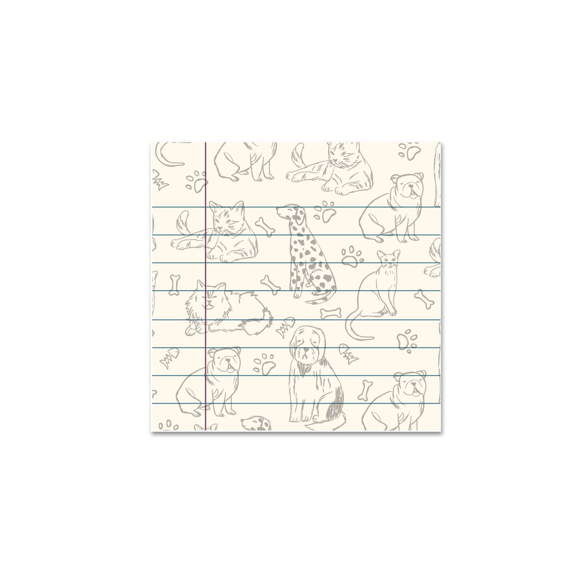 Cat & Dog Sticky Notes
