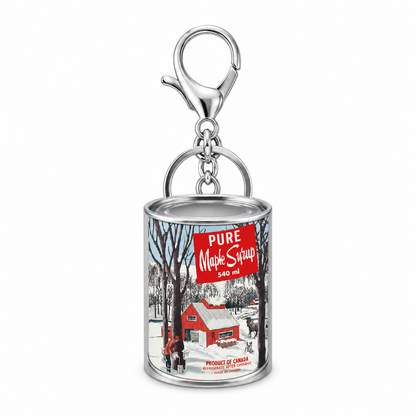 Keychain Maple Syrup Can