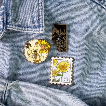 Alberta Enamel Pin