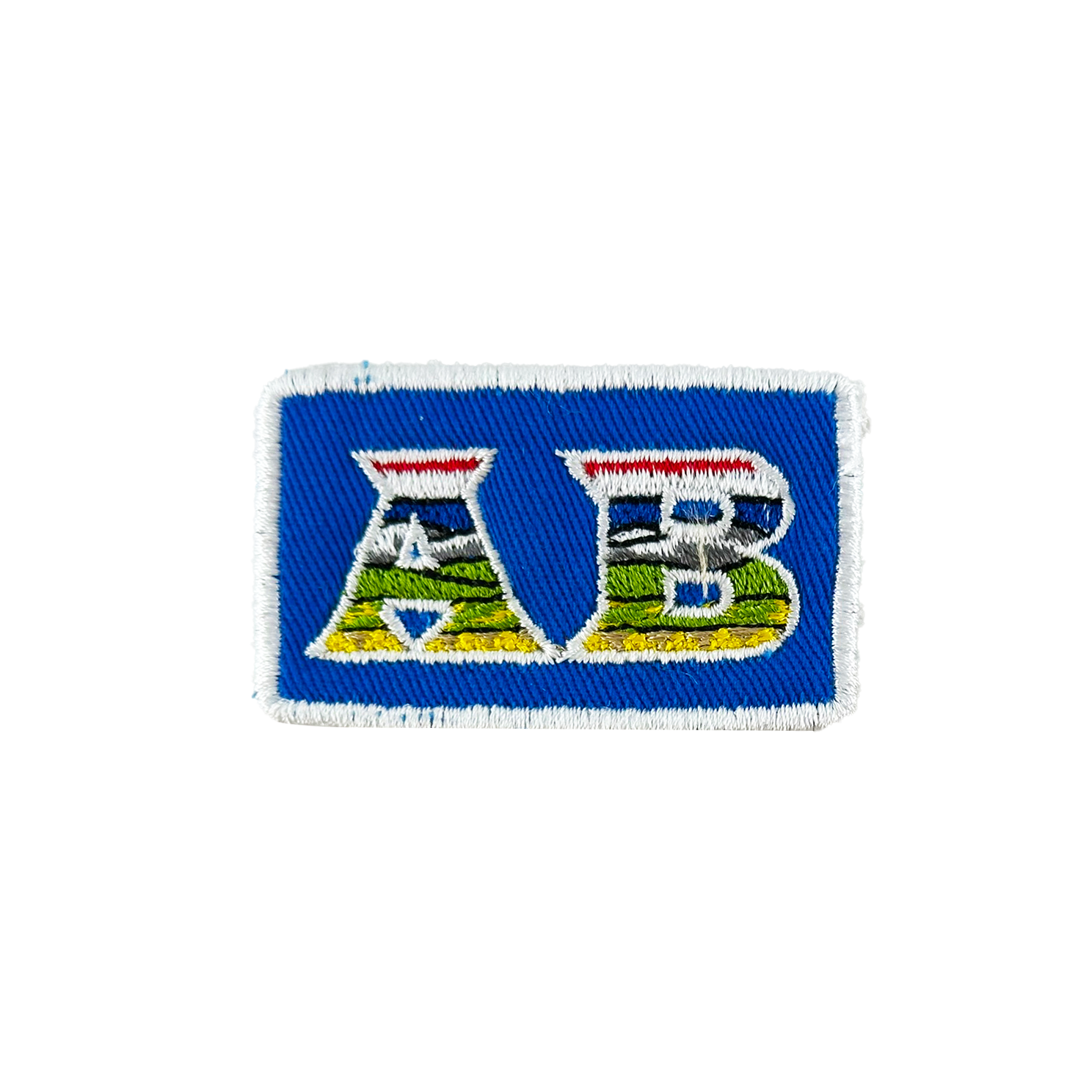 Alberta iron-on embroidery patch