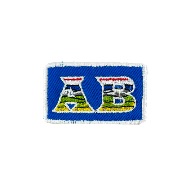 Alberta iron-on embroidery patch