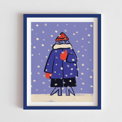 WINTER, 8" x 10" — Poster by Julia GR