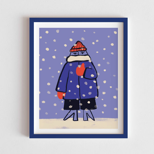 WINTER, 8" x 10" — Poster by Julia GR