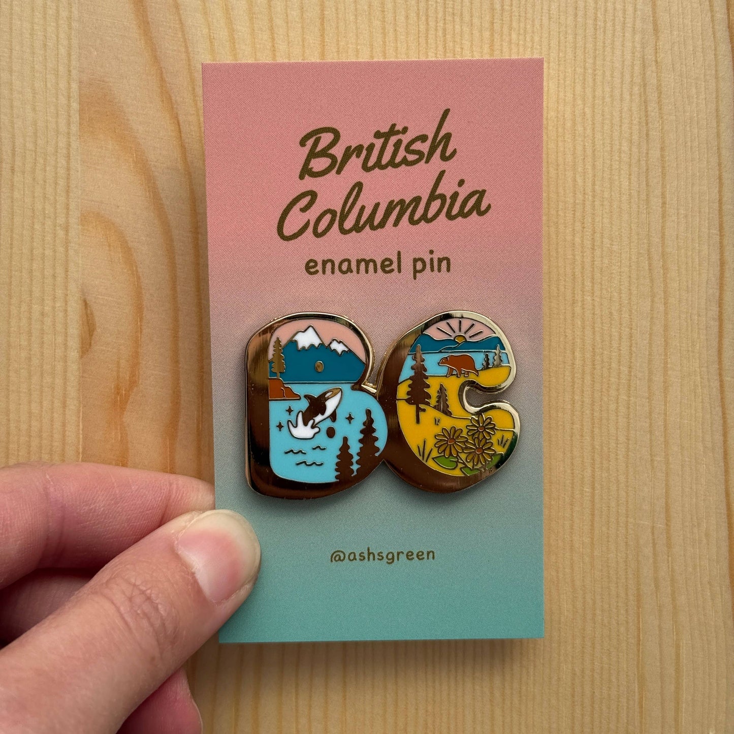 British Columbia - enamel pin ✨