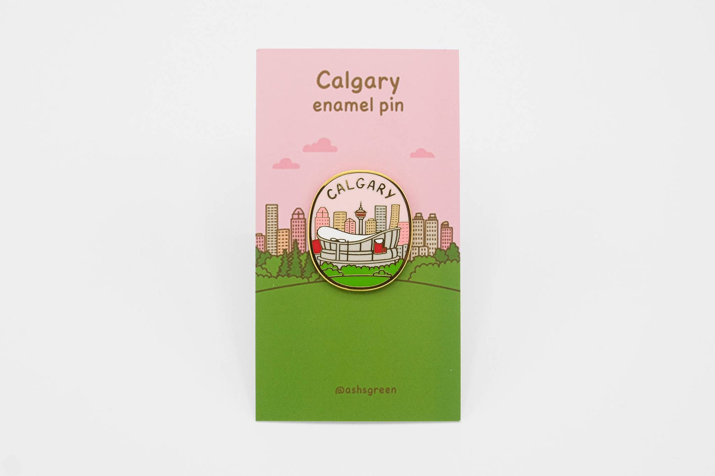 Calgary - enamel pin