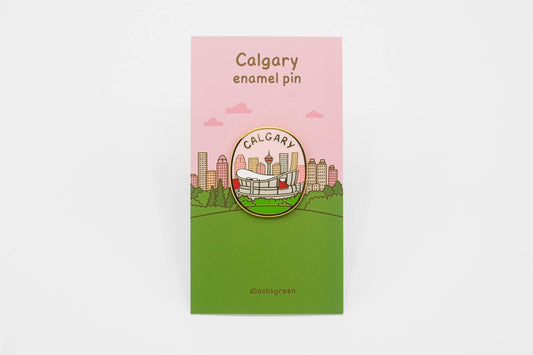 Calgary - enamel pin