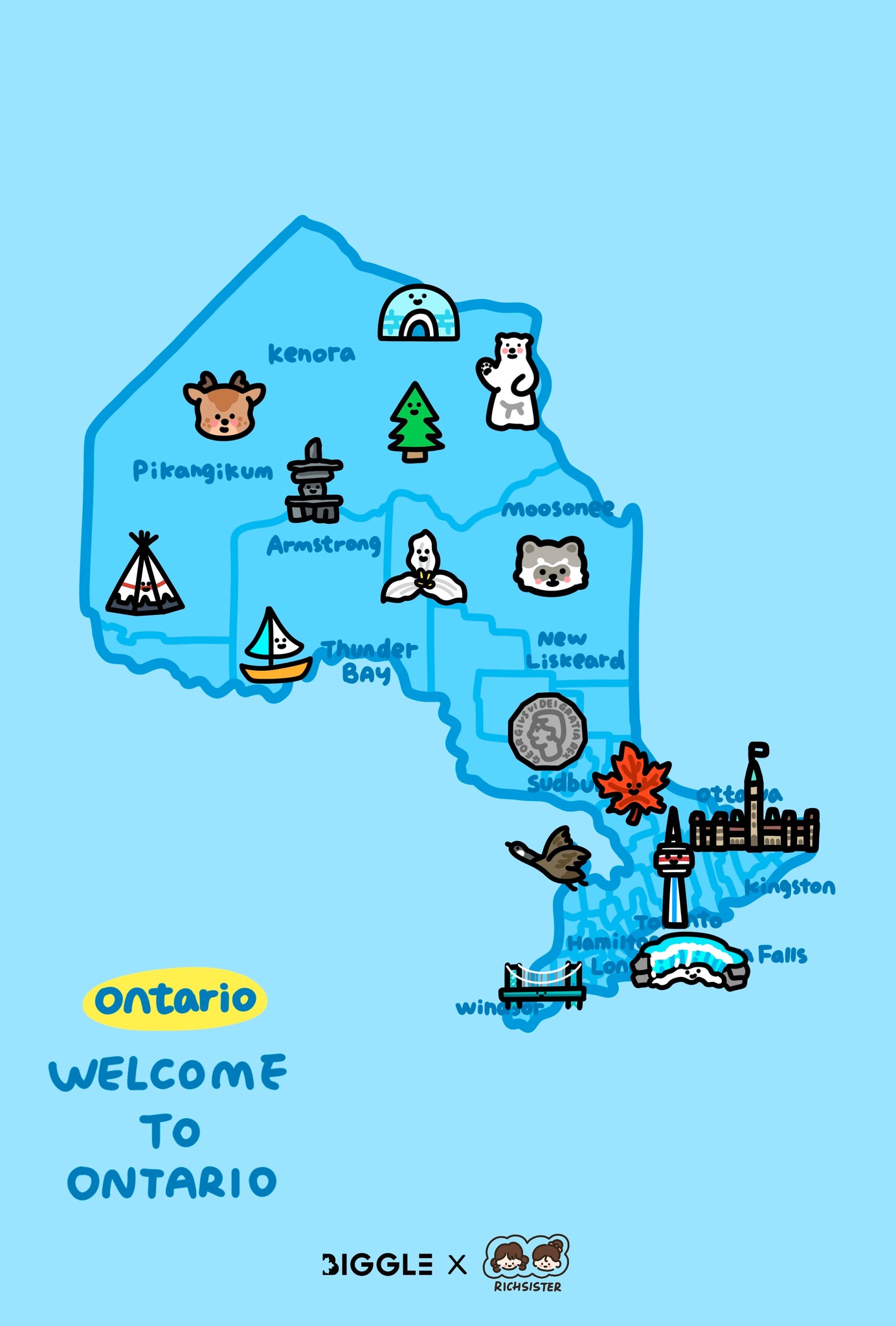 Ontario Adventure Magnet Set