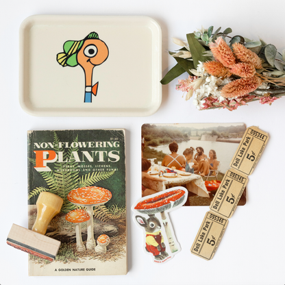 3P4 x Richard Scarry® - Lowly Worm Bust Vintage Tray