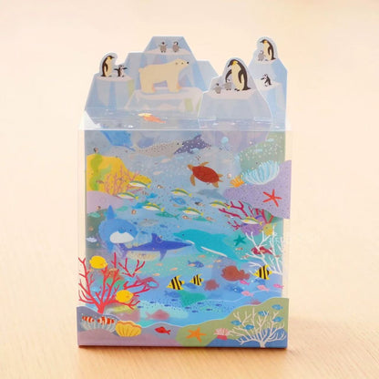 Sanrio 3D Pop UpGreeting Card: Marine Life Underwater
