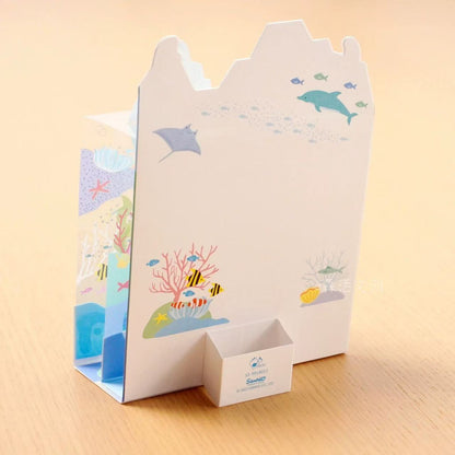 Sanrio 3D Pop UpGreeting Card: Marine Life Underwater