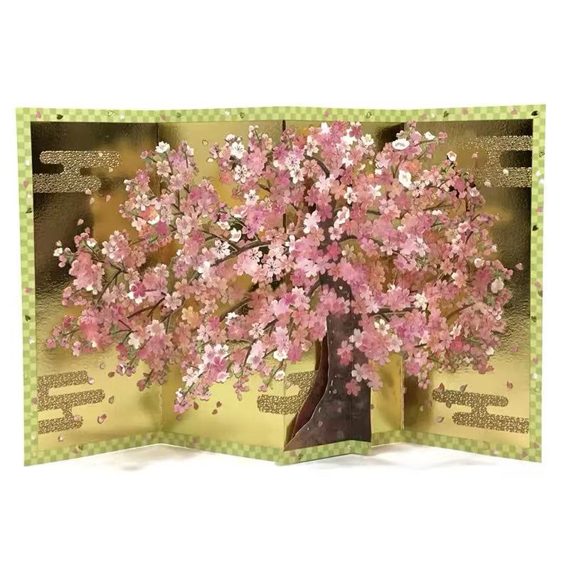 Cherry Blossom 3D Kirigami Card