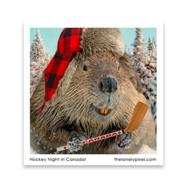 Hockey Night in Canada - Beaver Magnet