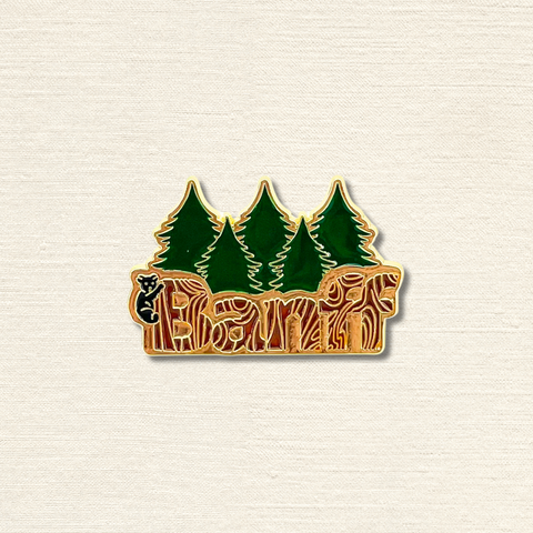 Banff Forest Playtime Enamel Pin