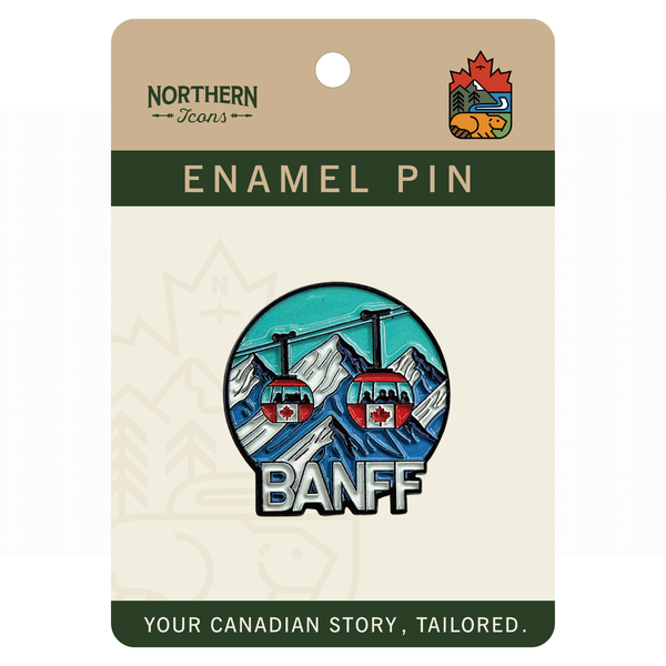 Banff Gondola Ride Enamel Pin