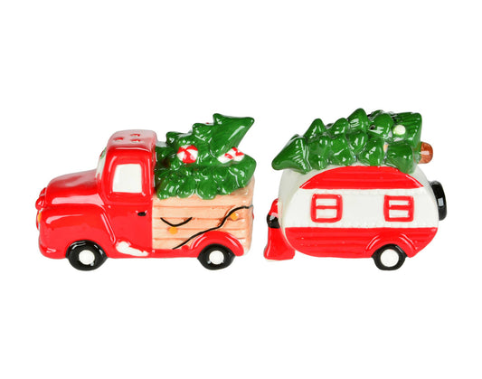 Set of 2, 3" Truck & Camper Salt & Pepper Shakers