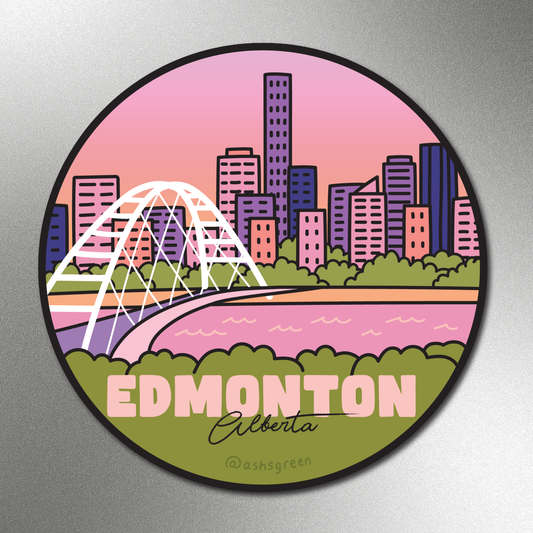 Edmonton, Alberta - fridge magnet