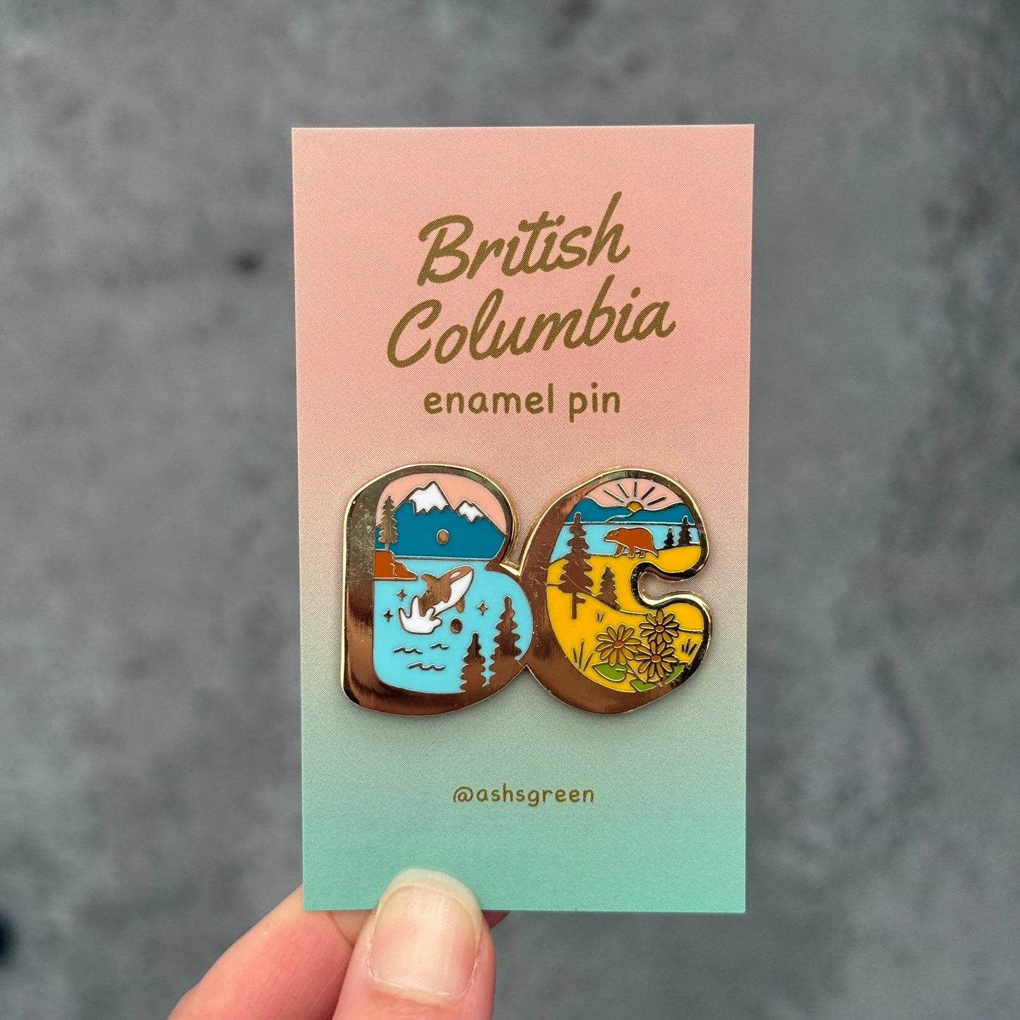 British Columbia - enamel pin ✨