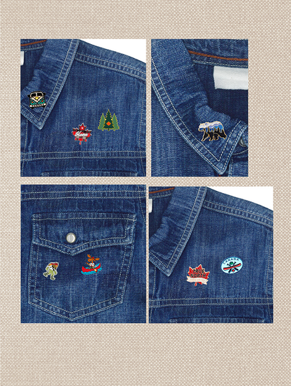 BANFF Adventure Campfire Enamel Pin