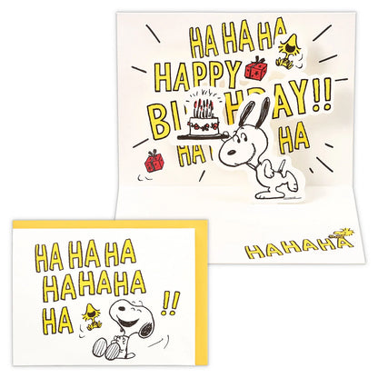 Peanuts Snoopy Pop-Up Birthday Card