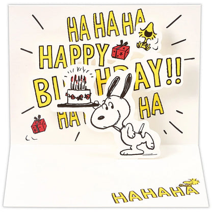 Peanuts Snoopy Pop-Up Birthday Card