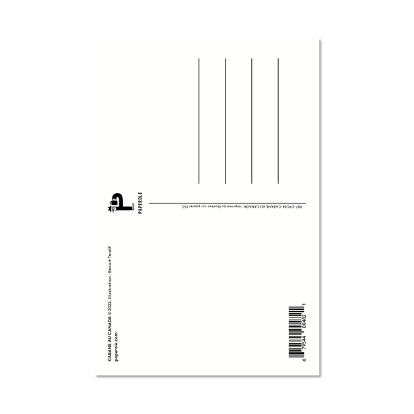 CABANE AU CANADA — Postcard
