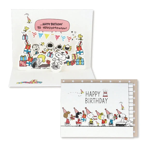 Peanuts Snoopy Pop-Up Birthday Card