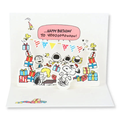Peanuts Snoopy Pop-Up Birthday Card
