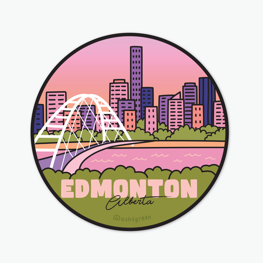 Edmonton, Alberta - cities of Canada sticker