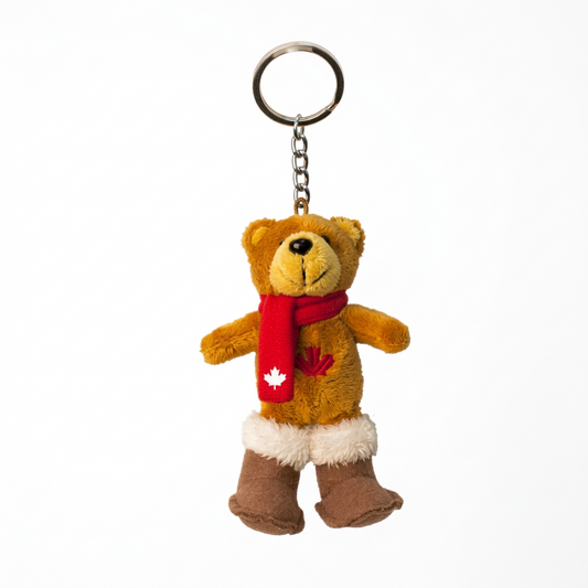 Brown Bear with Scarf & Boots