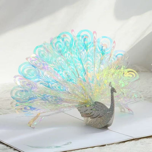 3D Pop-up Peacock Card