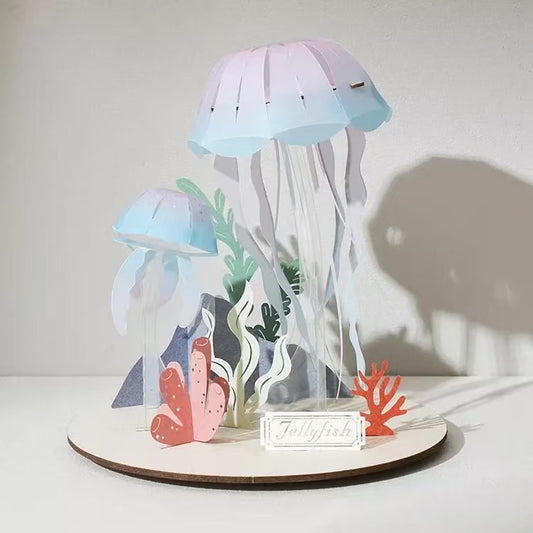 Dreamy Jellyfish Paper Art Ornament