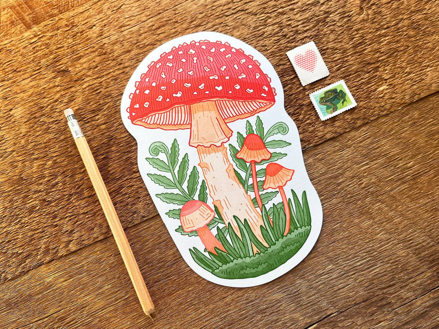 Mushroom Postcard