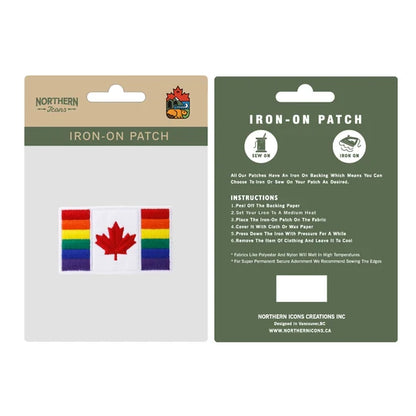 Canada iron-on embroidery patch