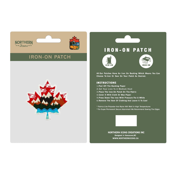 Canada iron-on embroidery patch