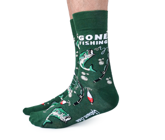 Gone Fishing Socks - M/L (Men)