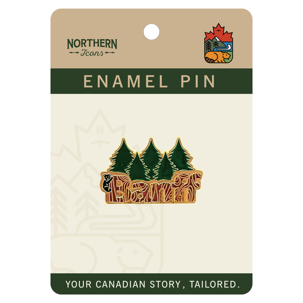 Banff Forest Playtime Enamel Pin