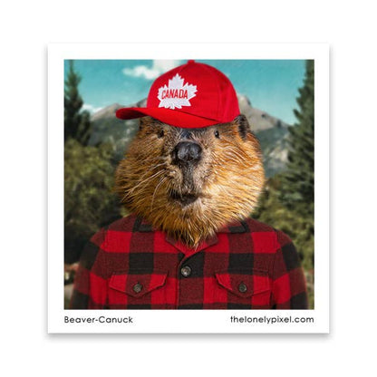 Beaver Canuck - Canada Handmade Magnet