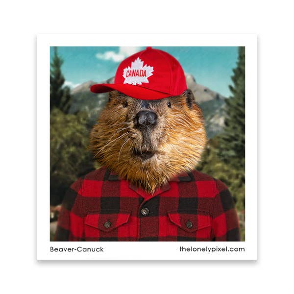 Beaver Canuck - Canada Handmade Magnet