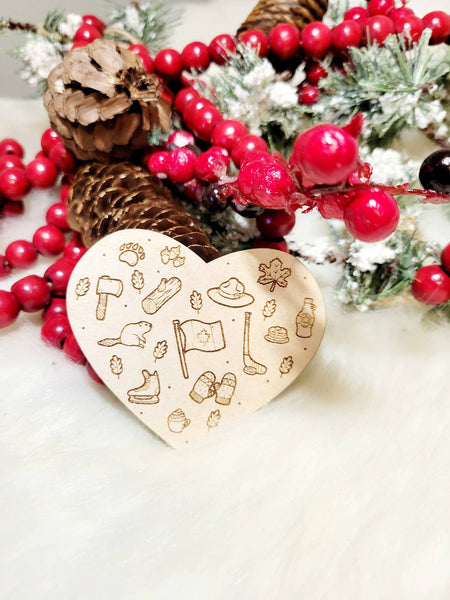 Canada Travel Icons Magnet or Ornament: Magnet