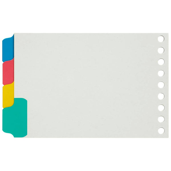 MARUMAN LOOSE LEAF - MINI B7 MODIFIED - LAMINATED INDEX TABS