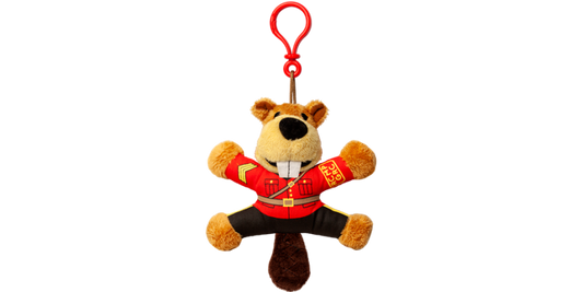 RCMP Beaver Plush Clip