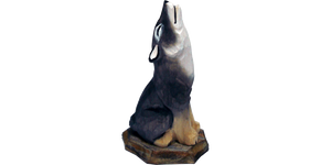 Wooden Ornament-Wolf