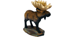 Wooden Ornament-Moose