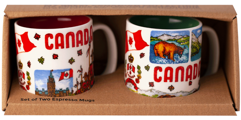 Espresso Mugs Set - Canada 3oz