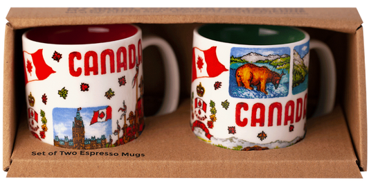 Espresso Mugs Set - Canada 3oz